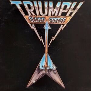 Vintage TRIUMPH  Allied Forces Vinyl LP